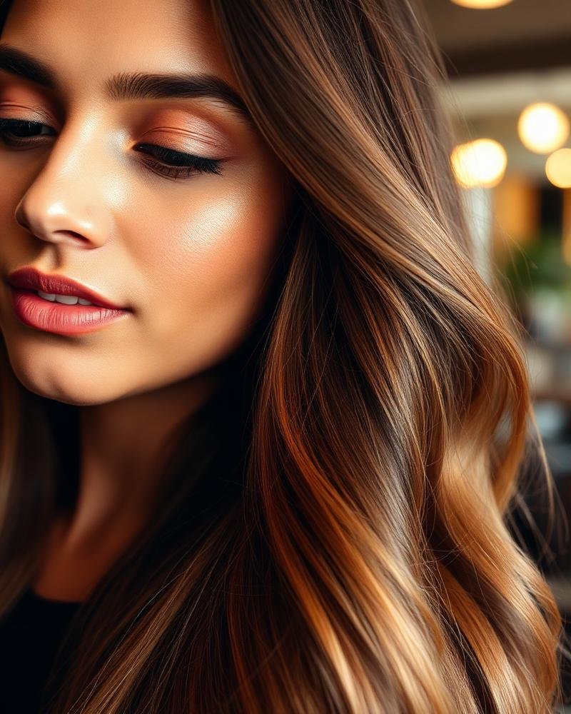 Caramel Balayage Transformation